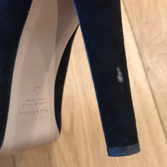 Black suede MaxMara heels - Picture 6 of 6